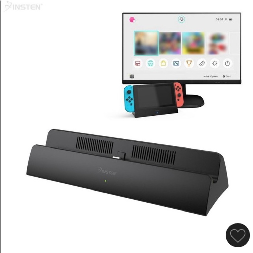 NWOT Nintendo Switch& Oled Model charge/play docking station by Insteon